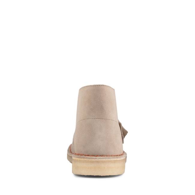 Pustynne Buty Męskie Clarks Desert Boot Klasyczne Sand Suede | CLK934WJD