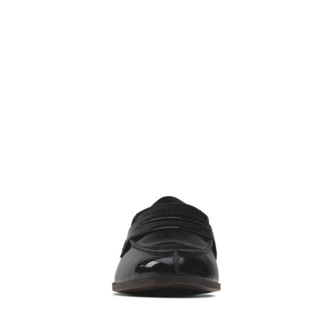 Półbuty Damskie Clarks Hamble Loafer Czarne | CLK917VRP