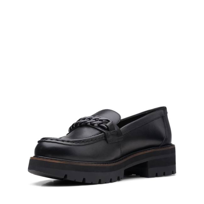 Półbuty Damskie Clarks Orianna Edge Czarne | CLK890KAL