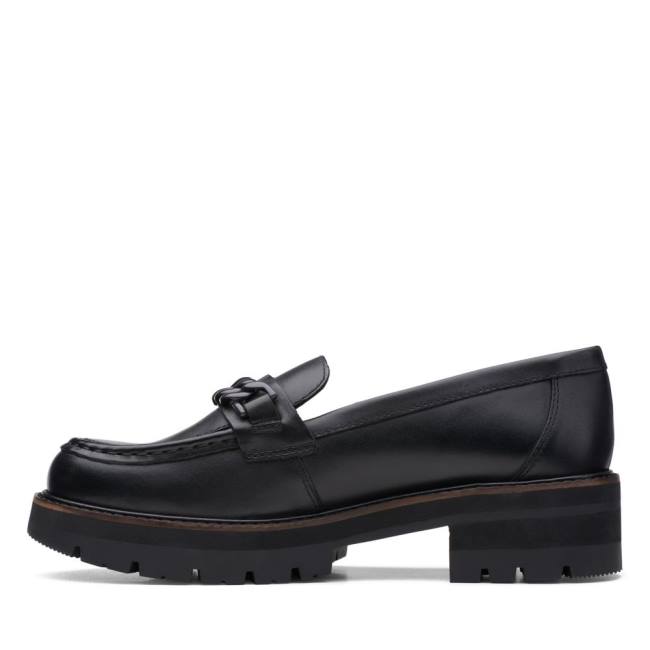 Półbuty Damskie Clarks Orianna Edge Czarne | CLK890KAL