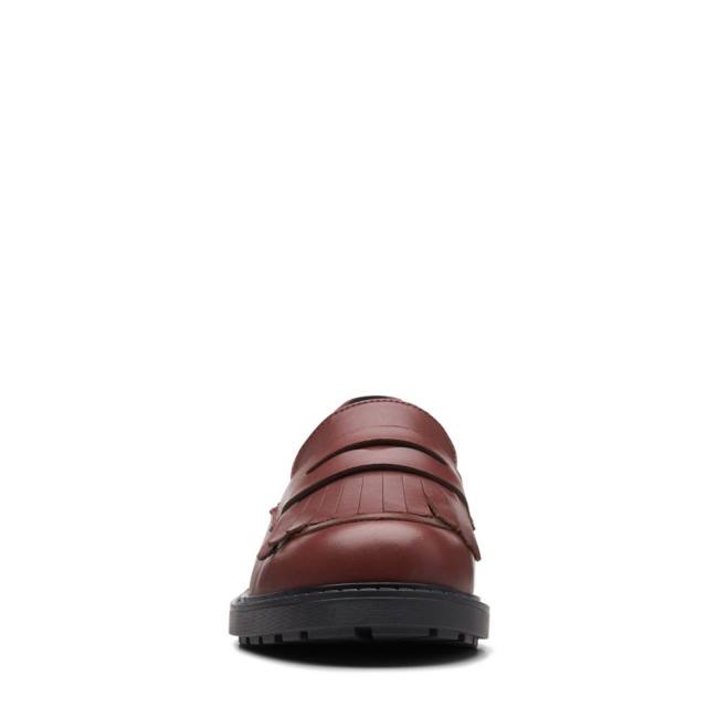 Półbuty Damskie Clarks Orinoco 2 Loafer Chestnut | CLK865WZP