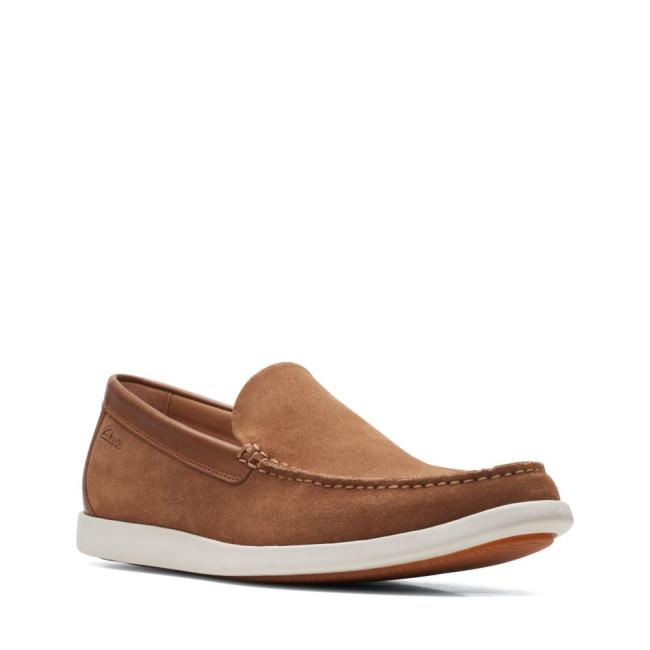 Półbuty Męskie Clarks Ferius Creek Brązowe | CLK104GZY