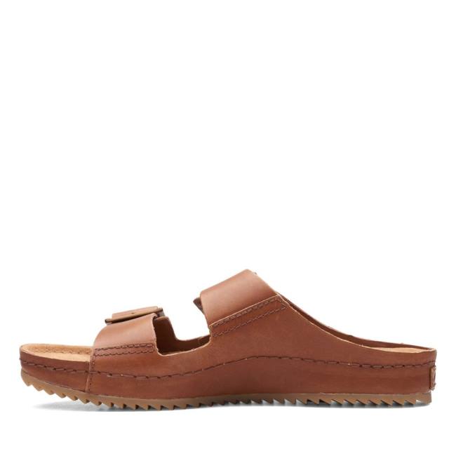 Sandały Damskie Clarks Brookleigh Sun Brązowe | CLK809SQZ