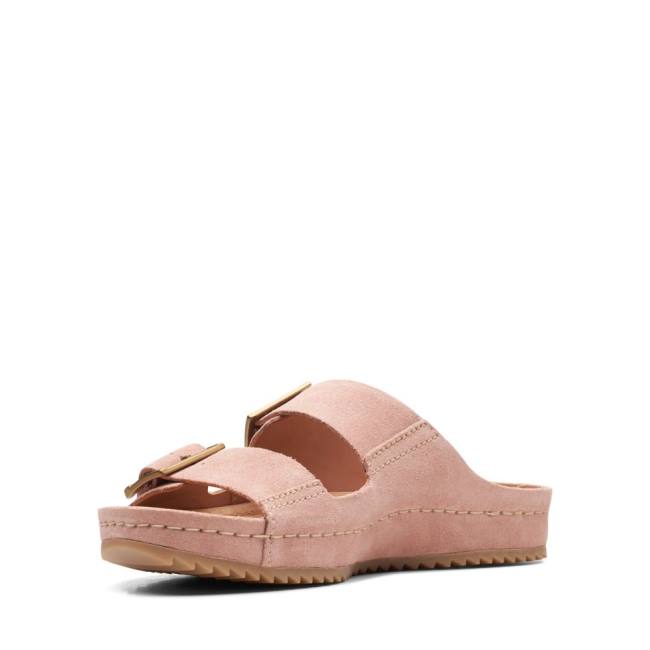 Sandały Damskie Clarks Brookleigh Sun Różowe | CLK021CON