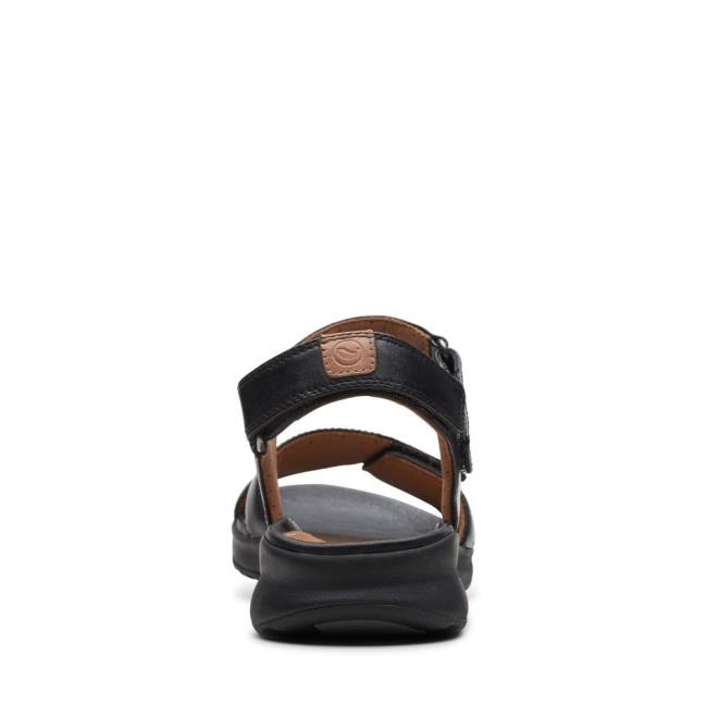 Sandały Damskie Clarks Un Adorn Calm Czarne | CLK369ZLG