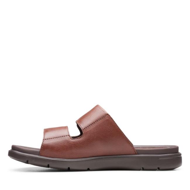 Sandały Męskie Clarks Unwilmore Part Brązowe | CLK385JXW