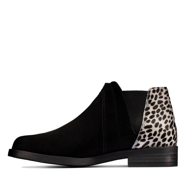 Sztyblety Damskie Clarks Demi 2 Beat Czarne | CLK921AXL