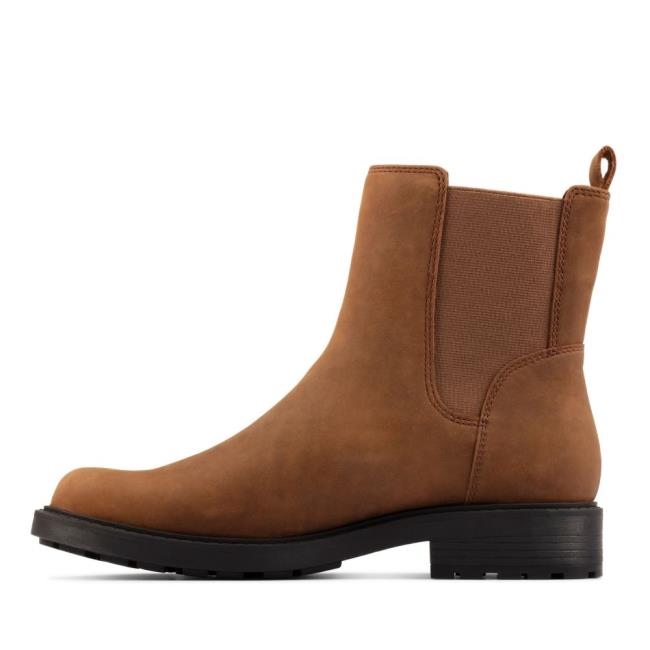 Sztyblety Damskie Clarks Orinoco 2 Top Brązowe | CLK869YBA