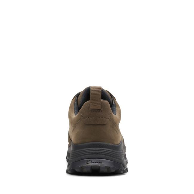 Trampki Damskie Clarks ATL Trek Free Nieprzemakalne Khaki | CLK097ICO