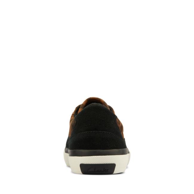 Trampki Damskie Clarks Aceley Koronkowe Panterka | CLK438TZH