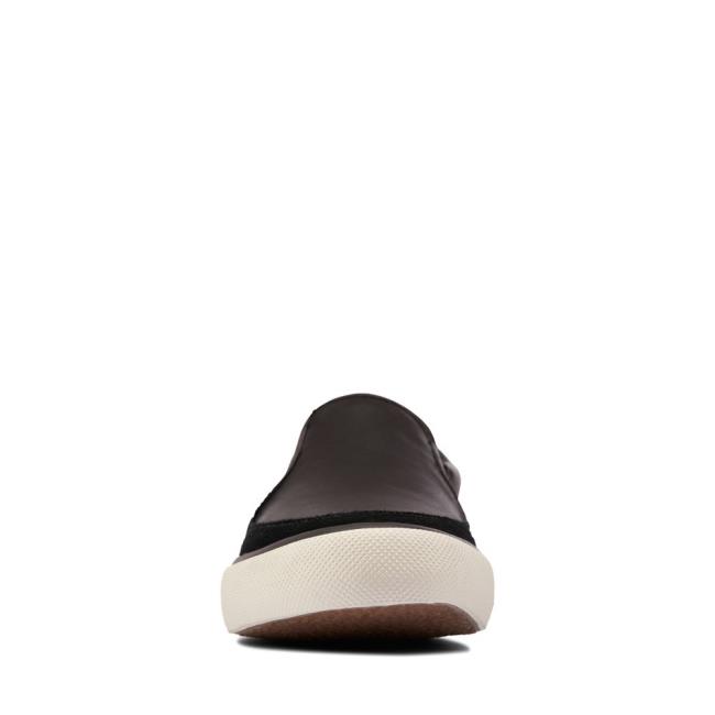 Trampki Damskie Clarks Aceley Step Czarne | CLK583YIS