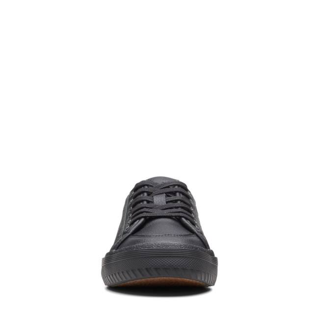 Trampki Damskie Clarks Roxby Koronkowe Czarne | CLK283ABO