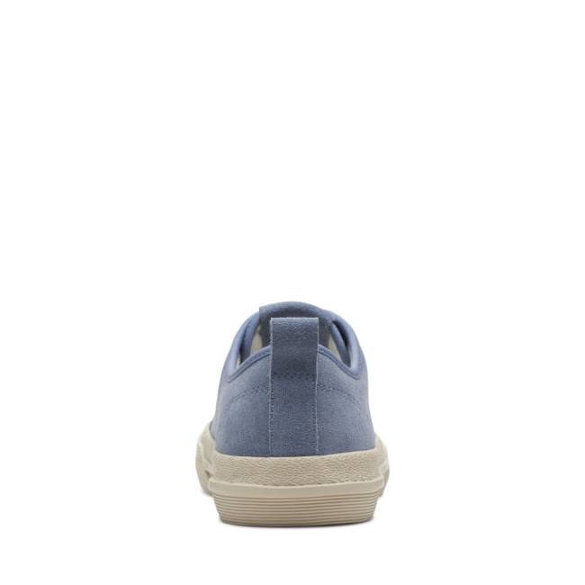 Trampki Damskie Clarks Roxby Koronkowe Niebieskie | CLK840APU