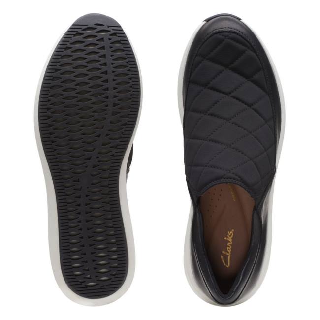 Trampki Damskie Clarks Un Rio Spark Czarne | CLK632OSX