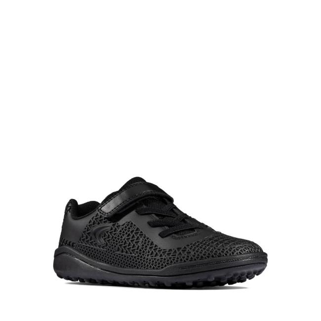 Trampki Dziewczynka Clarks Award Swift Kid Czarne | CLK510GJX