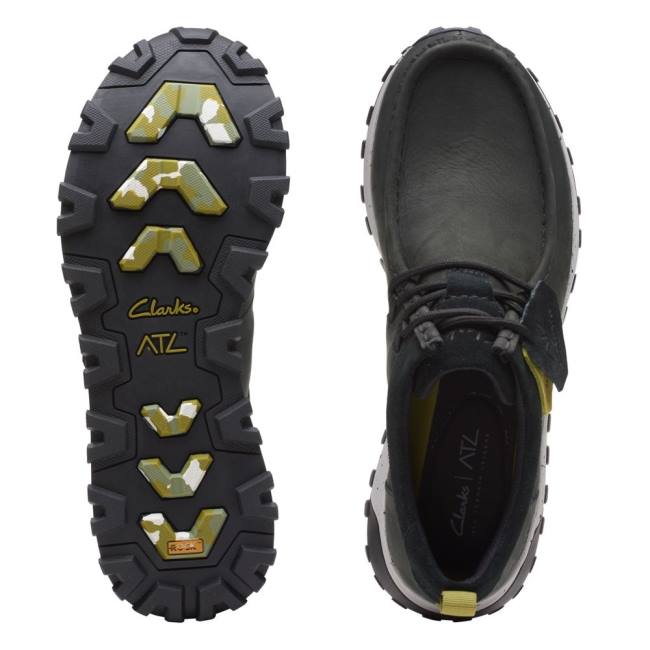 Trampki Męskie Clarks ATL Trek Wally Czarne | CLK463JLE