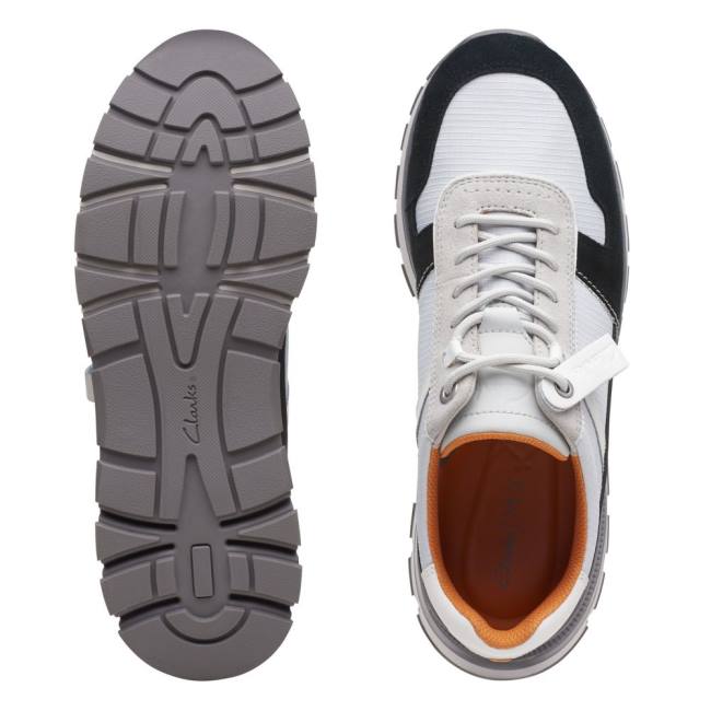 Trampki Męskie Clarks Move Lite Race Szare | CLK347PLT