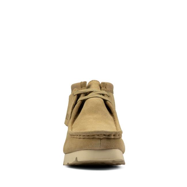 Trzewiki Damskie Clarks Wallabee Boot GORE-TEX Brązowe | CLK543PWY