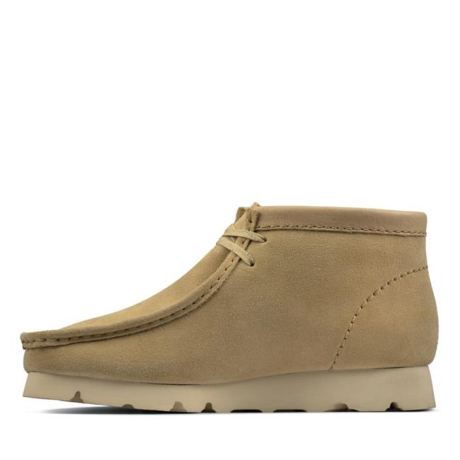 Trzewiki Damskie Clarks Wallabee Boot GORE-TEX Brązowe | CLK543PWY