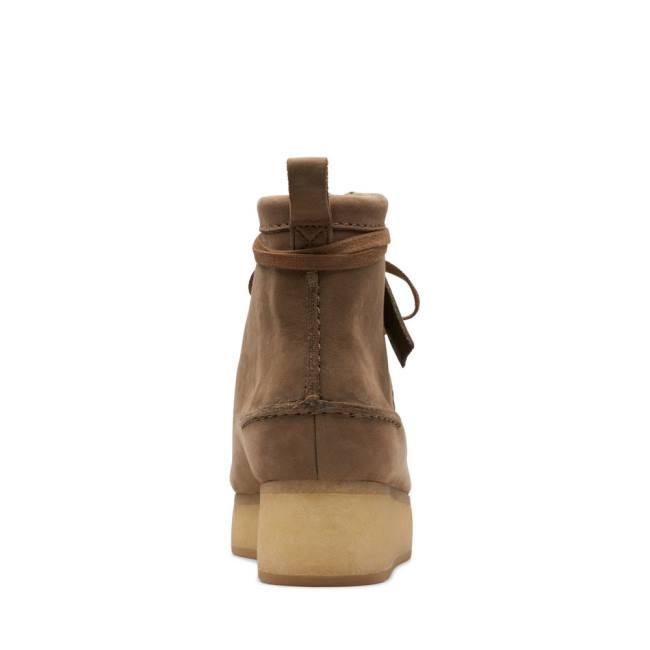 Trzewiki Damskie Clarks Wallabee Craft Głęboka Brązowe | CLK054UBQ