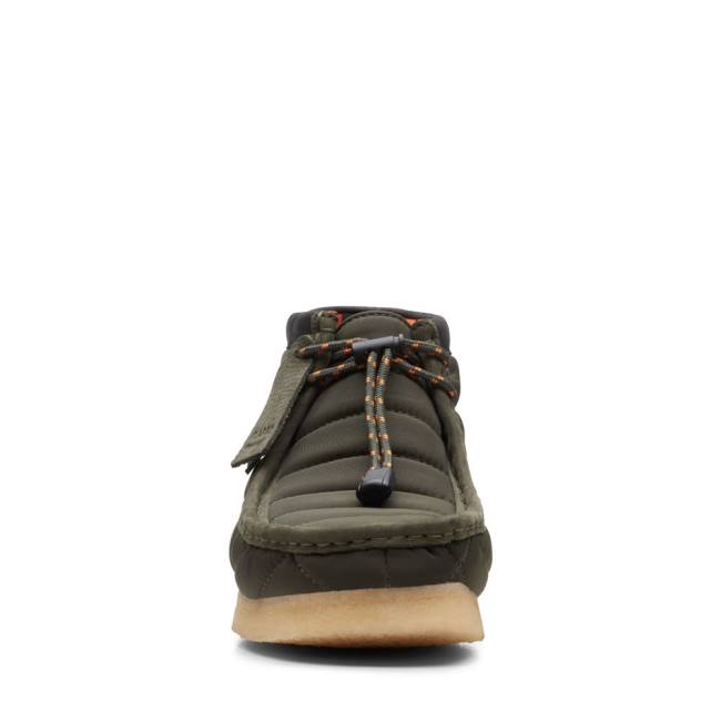 Trzewiki Męskie Clarks Wallabee Khaki | CLK016ODV