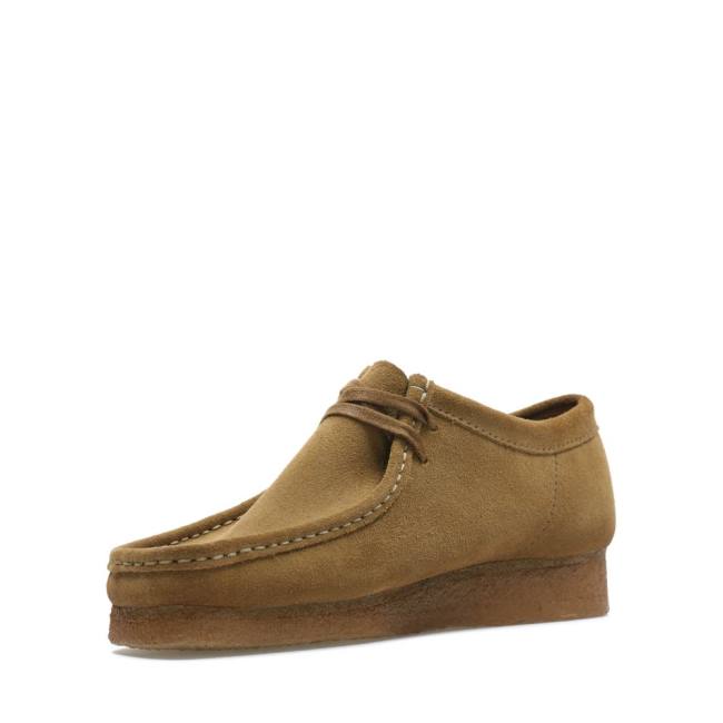 Trzewiki Męskie Clarks Wallabee Khaki | CLK259LMU