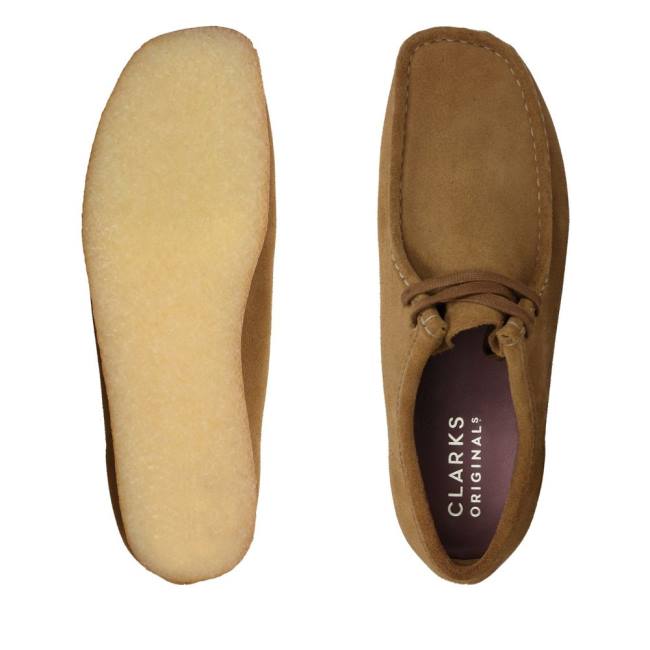 Trzewiki Męskie Clarks Wallabee Khaki | CLK259LMU