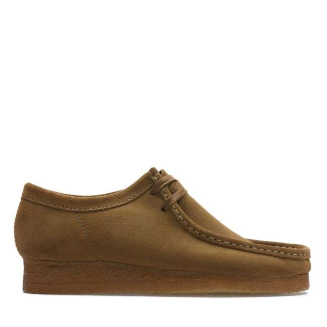 Trzewiki Męskie Clarks Wallabee Khaki | CLK259LMU