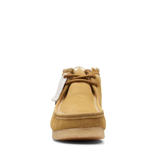 Trzewiki Męskie Clarks Wallabee Khaki | CLK904SXZ